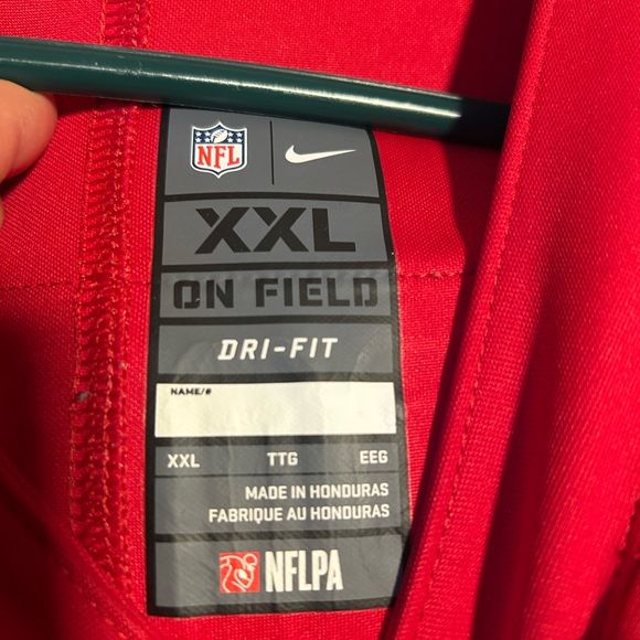 NFL Red Dri-Fit Jersey XXL - Picture 2 of 4